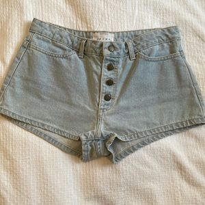 American apparel size 30 denim short